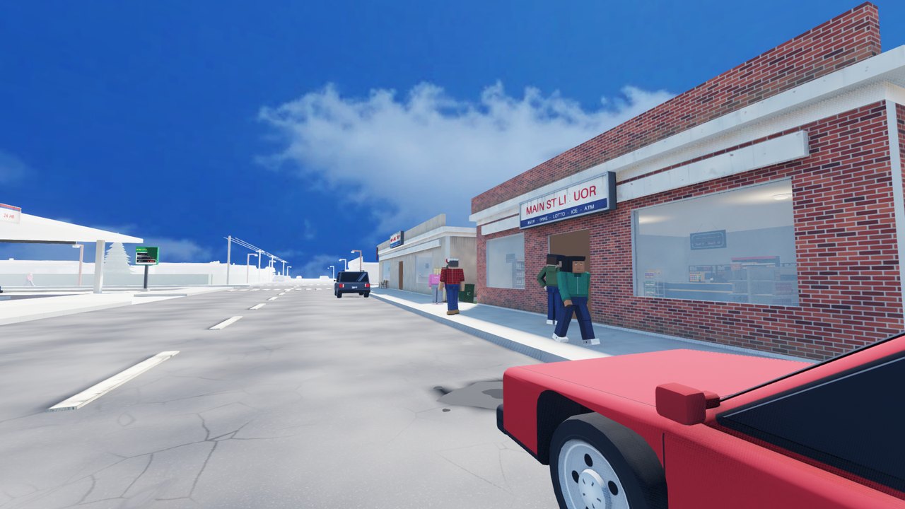 CriminalScum in-game screenshot: The strip, Trailer Park City