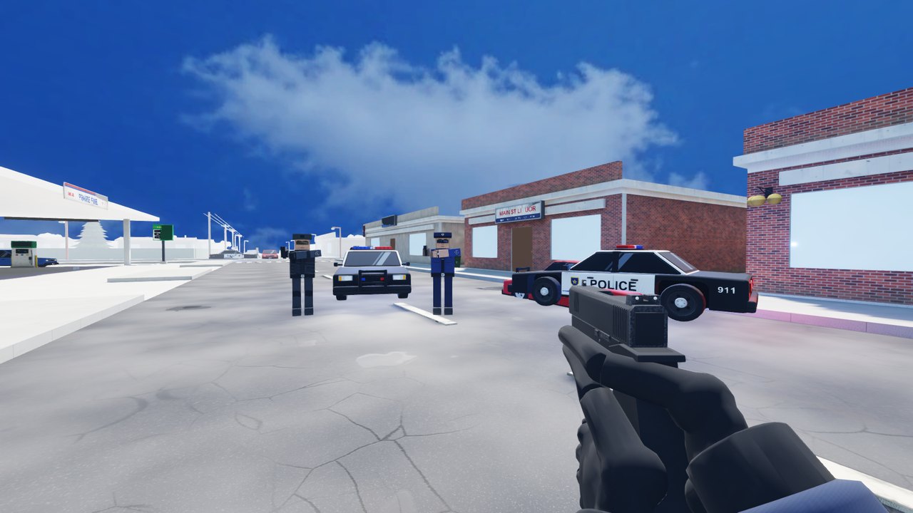 The police roll up