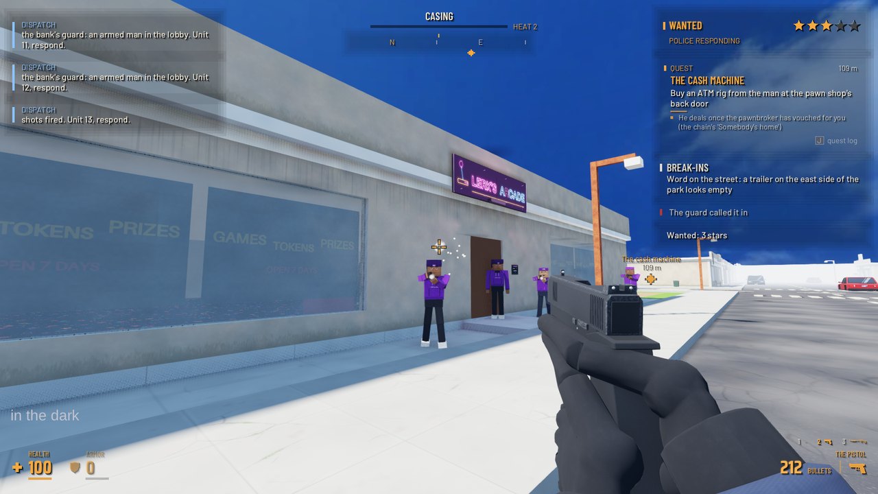 Gallas turf: a shoot-out outside the arcade
